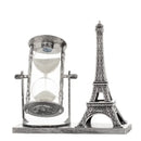 Ampulheta Torre Eiffel Design Retrô para Mesa Lenogue