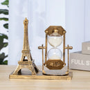 Ampulheta Torre Eiffel Design Retrô para Mesa Lenogue