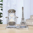 Ampulheta Torre Eiffel Design Retrô para Mesa Lenogue