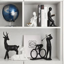 Aparador de Livros em Cerâmica Decorativo para Escritório e Estante Lenogue
