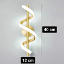 Arandela Espiral Led com 3 Cores para Quarto Sala e Corredor Lenogue