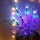 Árvore de Natal Led com Galhos Iluminados para Decoração Lenogue