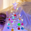 Árvore de Natal Led Efeito Cristal com Acabamento Metalizado Lenogue
