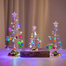Árvore de Natal Led Efeito Cristal com Acabamento Metalizado Lenogue