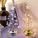 Árvore de Natal Led Efeito Cristal com Acabamento Metalizado Lenogue