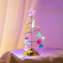 Árvore de Natal Led Efeito Cristal com Acabamento Metalizado Lenogue