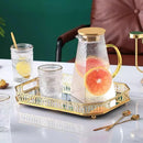 Bandeja Decorativa Retangular com Espelho para Banheiro e Sala Lenogue