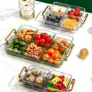 Bandeja Multifuncional para Lanches com Potes Organizadores Lenogue