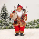 Boneco Papai Noel 30cm para Decoração de Natal Lenogue