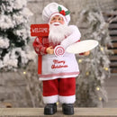 Boneco Papai Noel 30cm para Decoração de Natal Lenogue