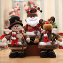 Bonecos de Natal de Pelúcia para Decoração Festiva Lenogue