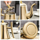 Bule de Aço Premium com Infusor Removível para Chá e Café Lenogue