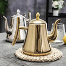 Bule de Aço Premium com Infusor Removível para Chá e Café Lenogue