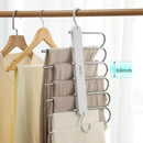 Cabide Organizador de Calças 6 em 1 para Guarda-roupa Lenogue