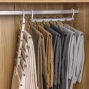 Cabide Organizador de Calças 6 em 1 para Guarda-roupa Lenogue