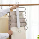 Cabide Organizador de Calças 6 em 1 para Guarda-roupa Lenogue