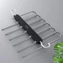 Cabide Organizador de Calças 6 em 1 para Guarda-roupa Lenogue