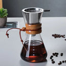 Cafeteira de Vidro Borossilicato com Filtro para Café Coado Lenogue
