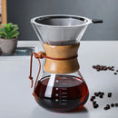 Cafeteira de Vidro Borossilicato com Filtro para Café Coado Lenogue