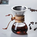 Cafeteira de Vidro Borossilicato com Filtro para Café Coado Lenogue