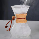 Cafeteira Manual de Vidro Borossilicato com Design Diamante Lenogue