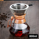 Cafeteira Manual de Vidro Borossilicato com Design Diamante Lenogue