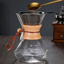 Cafeteira Manual de Vidro Borossilicato com Design Diamante Lenogue