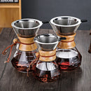 Cafeteira Manual de Vidro Borossilicato com Design Diamante Lenogue