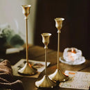 Candelabro Retrô de Metal para Velas e Decoração Clássica Lenogue