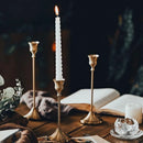 Candelabro Retrô de Metal para Velas e Decoração Clássica Lenogue