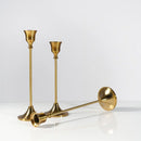 Candelabro Retrô de Metal para Velas e Decoração Clássica Lenogue