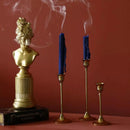 Candelabro Retrô de Metal para Velas e Decoração Clássica Lenogue