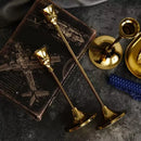 Candelabro Retrô de Metal para Velas e Decoração Clássica Lenogue