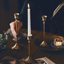 Candelabro Retrô de Metal para Velas e Decoração Clássica Lenogue