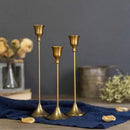 Candelabro Retrô de Metal para Velas e Decoração Clássica Lenogue