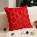 Capa de Almofada Plush Bordada Decorativa para Sala de Natal Lenogue