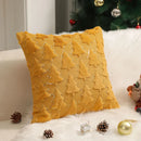 Capa de Almofada Plush Bordada Decorativa para Sala de Natal Lenogue