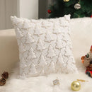 Capa de Almofada Plush Bordada Decorativa para Sala de Natal Lenogue