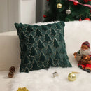 Capa de Almofada Plush Bordada Decorativa para Sala de Natal Lenogue