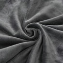 Capa de Cadeira de Jantar Suede Premium Impermeável Cinza Escuro Lenogue