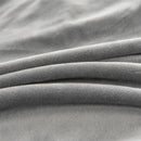 Capa de Cadeira de Jantar Suede Premium Impermeável Cinza Lenogue
