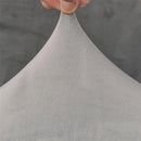 Capa de Cadeira de Jantar Suede Premium Impermeável Cinza Lenogue