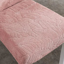 Capa para Cadeira de Jantar Jacquard Premium Rosa para Decoração Lenogue