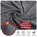 Capa para Sofá Jacquard Antiderrapante e Impermeável Cinza Lenogue