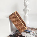 Cesto Organizador de Palha Rattan Feito à Mão para Decoração Natural Lenogue