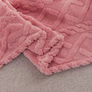Cobertor Retangular de Microfibra Jacquard para Decoração de Sofá Lenogue