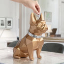 Cofrinho de Resina Buldogue Francês para Decoração de Mesa Lenogue
