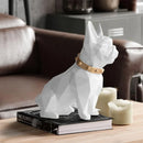 Cofrinho de Resina Buldogue Francês para Decoração de Mesa Lenogue