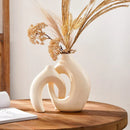 Conjunto com 2 Vasos Decorativos de Casal para Sala e Mesa Lenogue