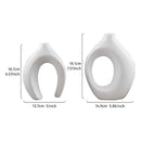 Conjunto com 2 Vasos Decorativos de Casal para Sala e Mesa Lenogue